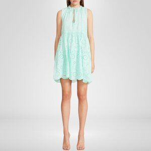 BB Dakota by Steve Madden The Papaya Babydoll Dress In Bay Green Size XS